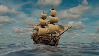 pirates ship 3d model