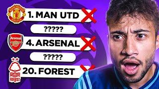 REACTING TO MY 2024/25 PREMIER LEAGUE PREDICTIONS
