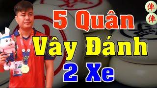 [cờ tướng] Ván cờ 5 quân đánh 2 xe xem là đã #kyhuu #lailyhuynh