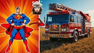 Avengers but Transformed into FIRE TRUCKS!  | Marvel & DC AI Vehicle Art