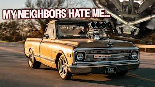 900 HP Blown C-10 Joyriding on my Birthday!