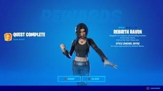 Fortnite Rebirth Raven:  STYLE (RACHEL ROTH)