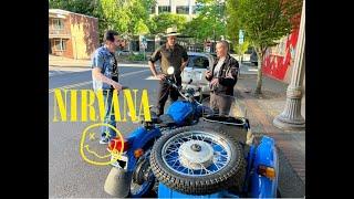 Krist Novoselic (NIRVANA). Dnepr MT-11 Motorcycle.