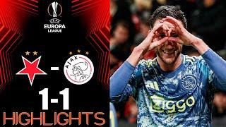 Branco van den Boomen Goal | Slavia Praha vs Ajax 1-1 Highlights | UEFA Europa League 2024-25