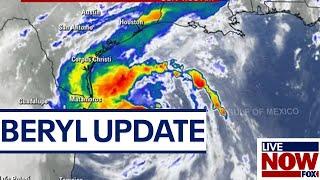 Beryl strengthens ahead of Texas coast landfall  | LiveNOW from FOX