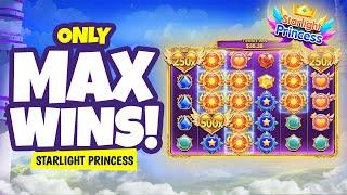 Epic Max Win Compilation on Starlight Princess Slot! Huge Wins!