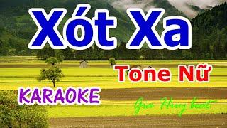 Xót Xa - Karaoke - Tone Nữ - Nhạc Sống - gia huy beat -  karaoke  Xót Xa