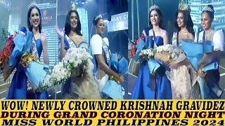 WOW! KRISHNAH GRAVIDEZ CROWNED MISS WORLD PHILIPPINES 2024