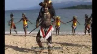 Dance reception Wondama Bay West Papua (Tari Penyambutan Teluk Wondama Papua Barat)