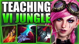 TEACHING YOU HOW TO CARRY THE MORE TRICKY GAMES IN DIAMOND ELO WITH VI JUNGLE! - League of Legends