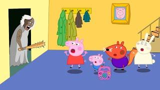 Peppa Pig vs Granny, Please Save Peppa Vs George At House!!! | Peppa Pig Funny Animation