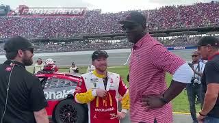 Michael Jordan Speaks To Tyler Reddick And Bubba Wallace After Talladega