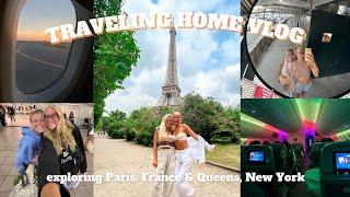 TRAVEL HOME VLOG | exploring Paris France and Queens New York | Charity Walton