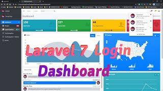 Laravel 7 Sign Up Sign In | Design Dashboard New Version