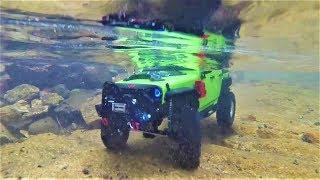 RC CAR SCX10 II(T-Rock) Jeep Wrangler Valley Diving Rock Crawling