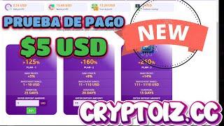 CRYPTOIZ.CC NUEVA PLATAFORMA DE MINERIA EN LA NUBE CON PLANES GRATUITOS Y DE PAGO MUY RENTABLE