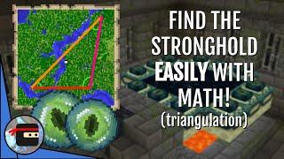 Easily Find THE STRONGHOLD Using MATH! (Triangulation/Trigonometry) | Minecraft Tutorial
