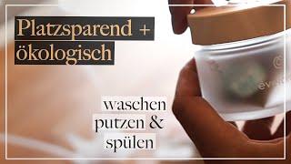 Platzsparend und ökologisch - waschen, putzen & spülen