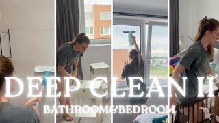 DEEP CLEAN WITH ME 2* summer cleaning motivation/ bathroom&bedroom speed clean and real time