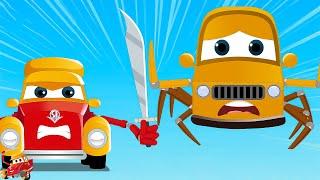 Spider Car Aduenture Car Cartoon Video For Kids By Super Car Royce