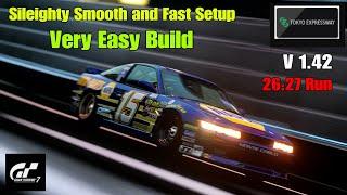 GT7 Tokyo Expressway 600 w/ Nissan Sileighty Smooth and Fast Build V 1.42