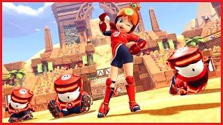 Daisy and Shy Guy in Mario Strikers Battle League!! (Team Daisy vs Team Shy Guy!) [Nintendo Switch]