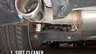 How to clean chrome exhaust tips #centraliaus