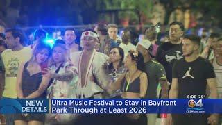 Ultra Music Festival To Stay In Bayfront Park Through At Least 2026