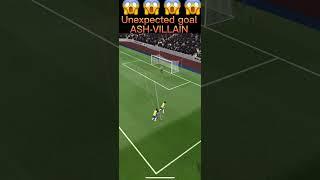 Unexpected Goal || Ash-Villain #scorematch #2023 #shorts #viralshorts