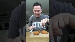 TRYING / EATING @Birds Eye UK ‘CHICKEN SHOP RANGE’ GRAVY FILLED BURGERS?!  ARE THEY WORTH £4?