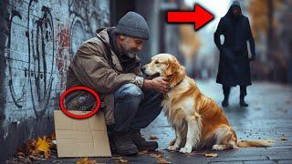 A Golden Retriever Protects a Homeless Man Every Night—But What Happens Next Is Shocking...