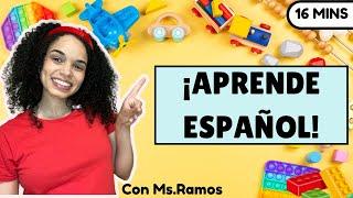 Video without SHOUT-OUTS |COLORS | NUMBERS 1-10 | ALL IN SPANISH | Learn To Talk