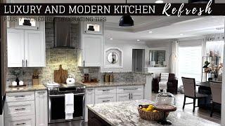 LUXURY AND MODERN KITCHEN REFRESH // 7 INCREDIBLE DECORATING TIPS FOR 2023 // NITA'S HOME DECOR