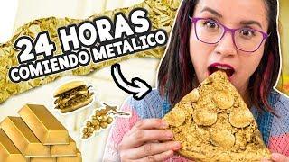 24 HORAS COMIENDO COMIDA METALICA  Craftingeek