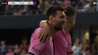 Messi back  Inter Miami vs Orlando City 6-0- All Goals & Highlights - 2024