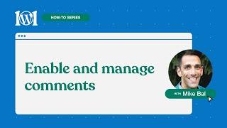 How to Enable and Manage Comments on WordPress.com