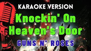 Knockin' On Heaven's Door - LOWER KEY Guns N' Roses (HD Karaoke Version)