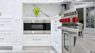 White Kitchen by Kitchen Designs by Ken Kelly - US KBDN Award winning design.