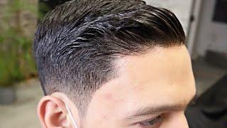 ASMR HAIRCUT - Learn How to Fade Top Down Classic Haircut - Barber Tutorial 🟢