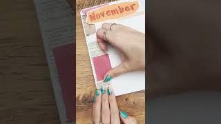 Memory keeping page in my bullet journal process | scrapbooking/ creative journaling #shorts