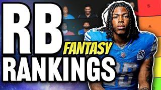 Early Top 25 Running Back Rankings & Tiers for Fantasy Football 2024