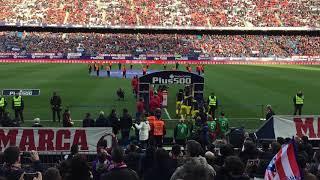 La Liga, Atletico Madrid - Las Palmas, 17.12.2016, Mannschaftspräsentation