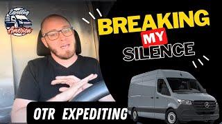 My 1st 4 Months OTR Expediting In My 2021 Mercedes Sprinter Van…This Is Where I’m At