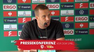 PRESSEKONFERENZ VOR DEM SPIEL | Greifswalder FC vs. 1. FC Union Berlin | DFB-Pokal