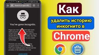 Как удалить историю браузера в режиме инкогнито на Android (быстро и легко) |  Удалить историю