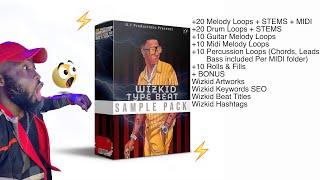 DOWNLOAD 100% ROYALTY FREE Wizkid Type Beat Sample Pack | Drum Loops | Melodies | Works on all DAWs