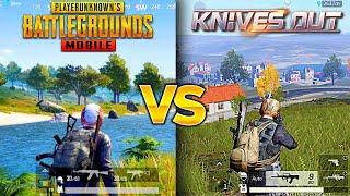 PUBG Mobile Vs KnivesOut Game Comparison