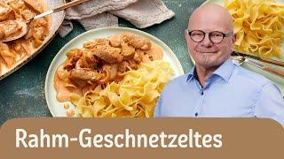 Pfeffer-Rahm-Geschnetzeltes | REWE Deine Küche