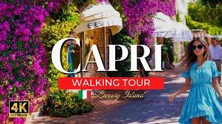 CAPRI, Italy 4K Walking Tour : Breathtaking Hidden Gem