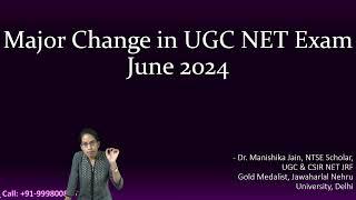 Major Change in UGC NET 2024 | OMR Based Exam | No Normalization #ugcnet2024 #netomr  Big Change